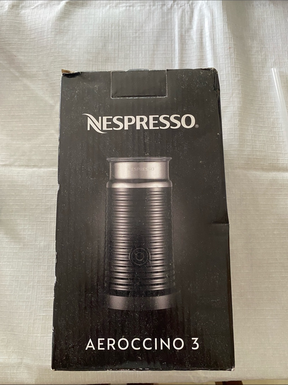 Nespresso Aeroccino 3 Milk Frother - Black and Silver